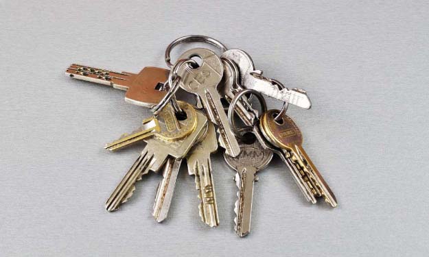 Reimbursement of costs for lost keys